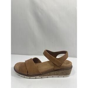 Cliffs By White Mountain Shoes Womens Size 6 Tan Tinna Slingback Sandals Box